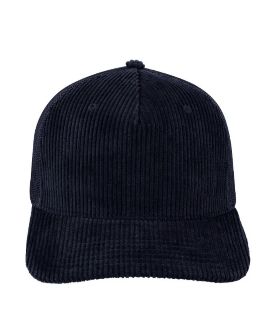 5 Panel Corduroy Trucker Cap
