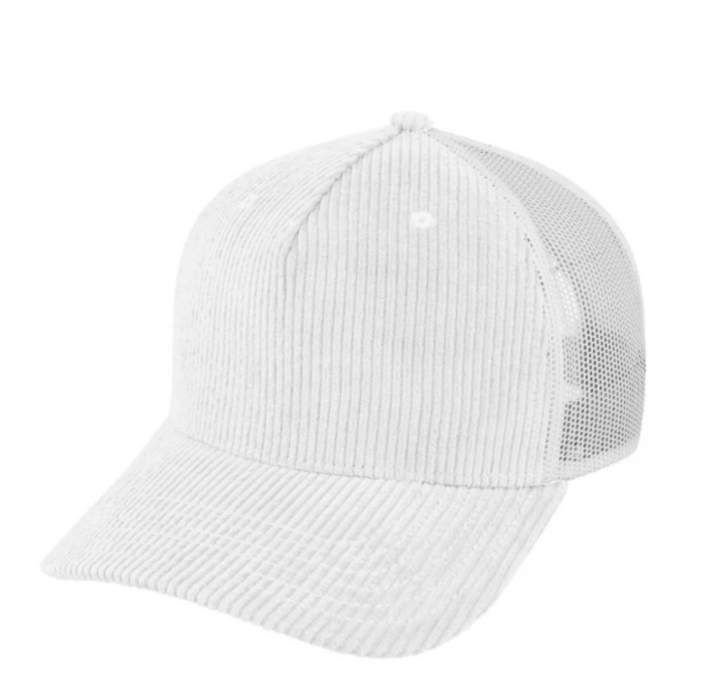 5 Panel Corduroy Trucker Cap