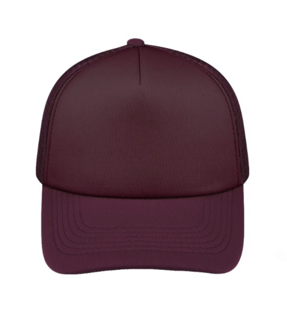 Curved Peak Foam Trucker Cap