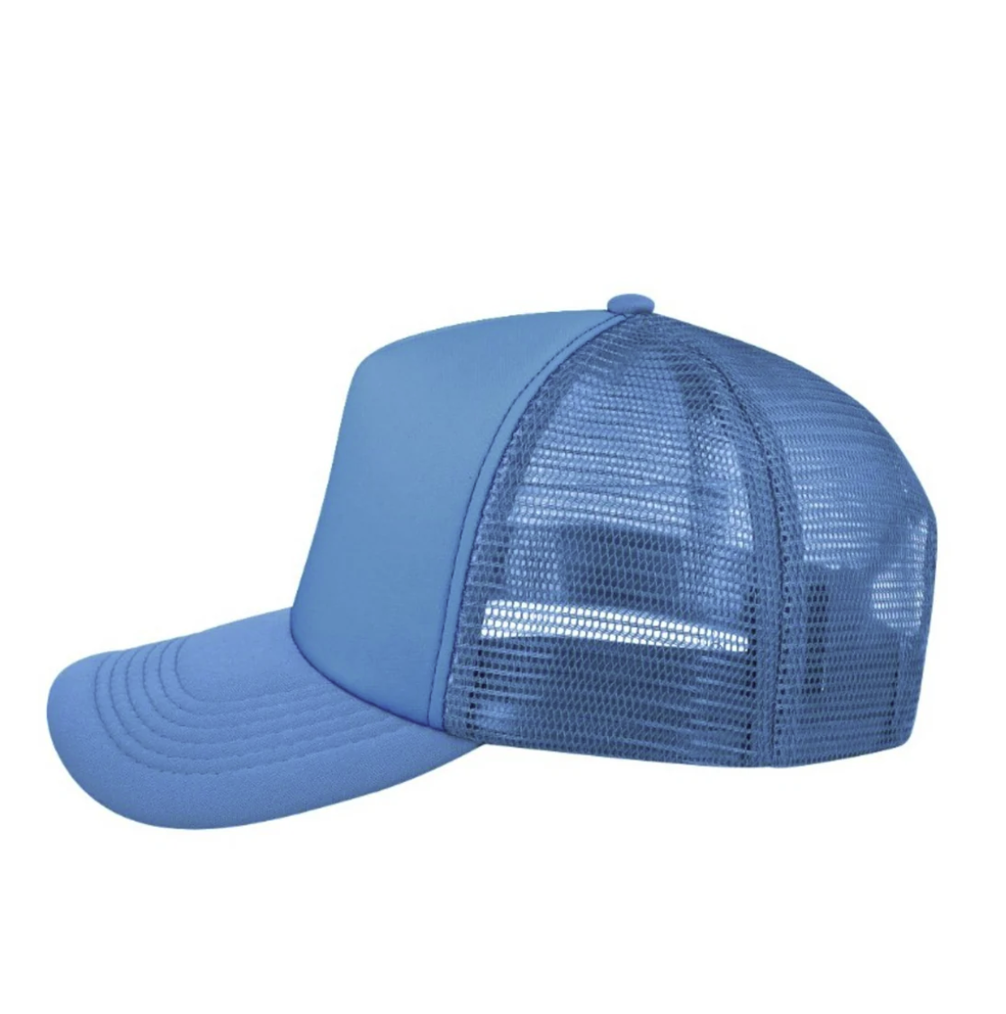 Curved Peak Foam Trucker Cap