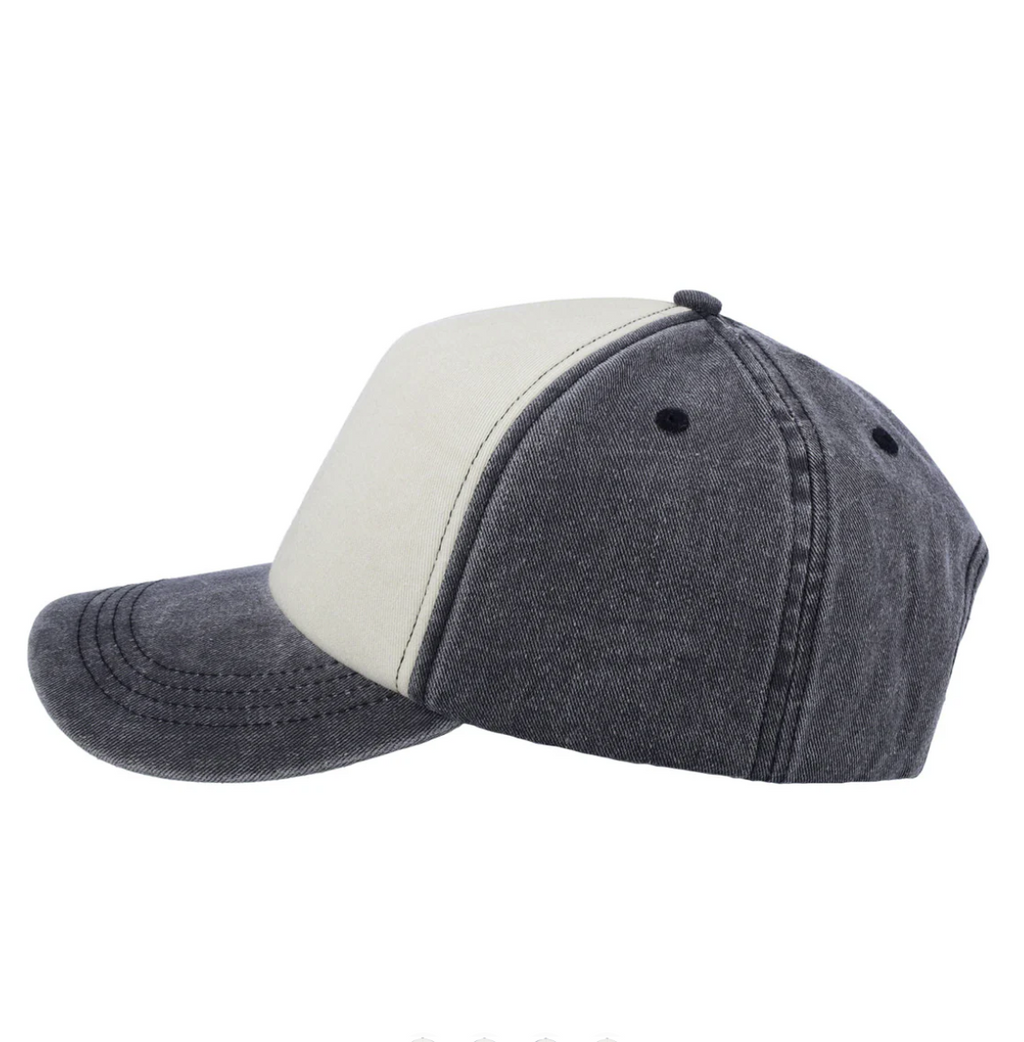 5 Panel Vintage Washed Cap
