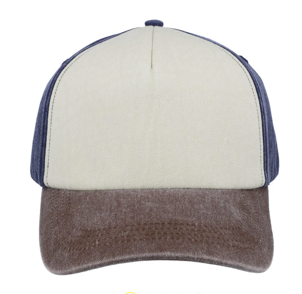 5 Panel Vintage Washed Cap