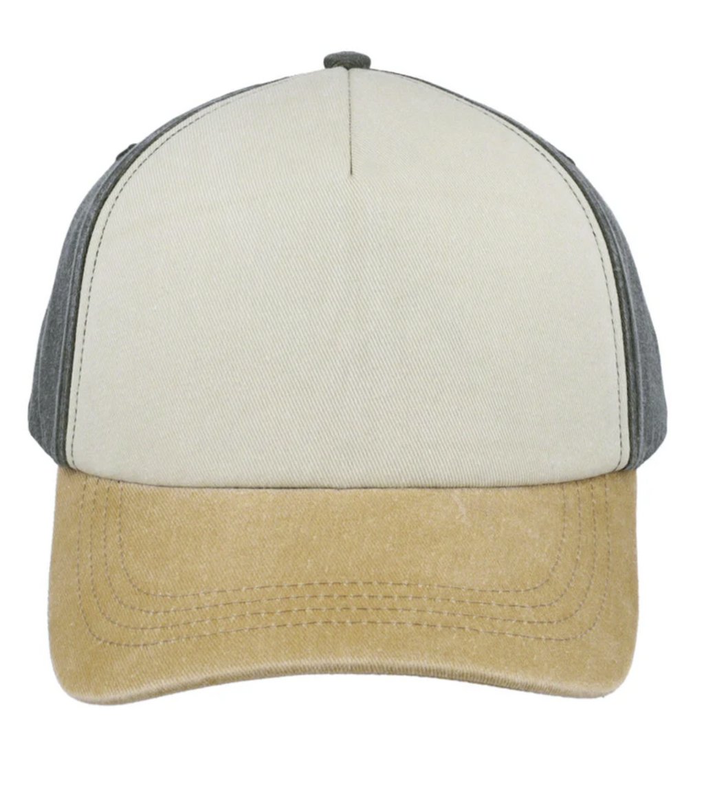 5 Panel Vintage Washed Cap